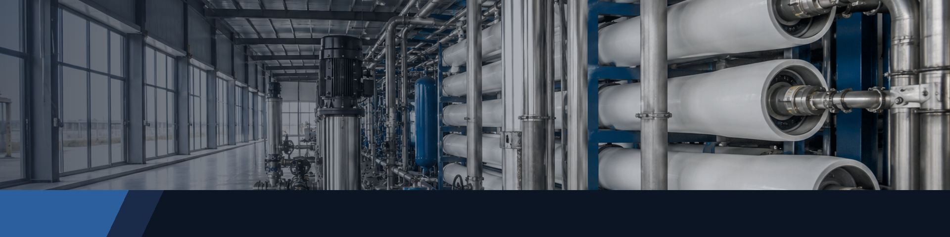 Planta desaladora e infraestructura de filtración
